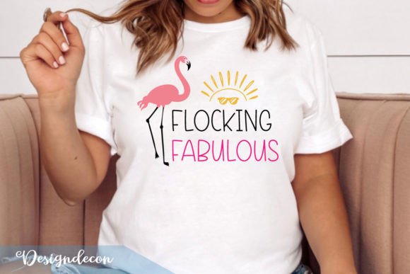 Download Flocking Fabulous Summer Pink Funny Svg - Summer Collection