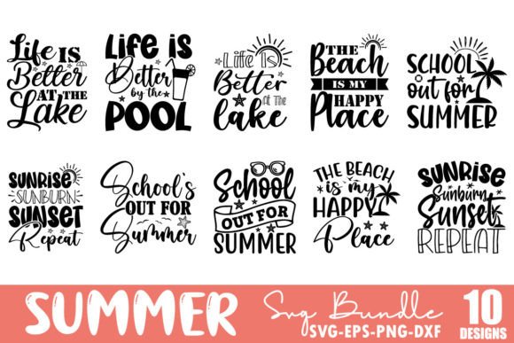 Download Funny Summer SVG Bundle, Summer Quotes - Summer Collection