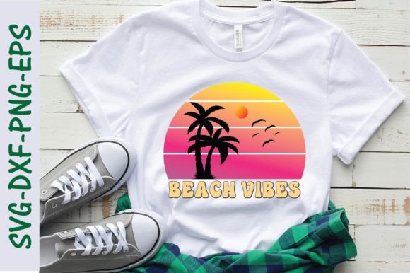 Download Beach Vibes Svg, Retro Summer Design - Summer Collection