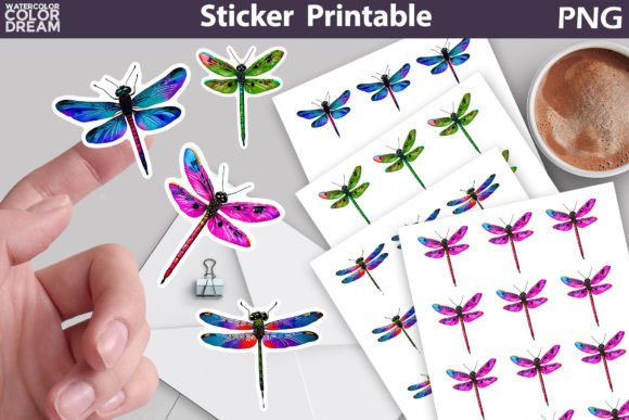Download Dragonfly Sticker | Summer Sticker - Summer Collection