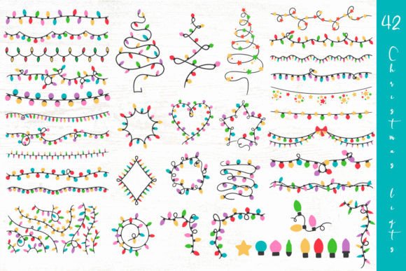 Download Christmas Lights SVG PNG Vector Bundle - Png vector Collection