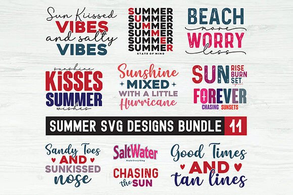 Download Summer SVG Designs Bundle - Summer Collection