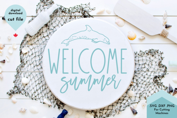 Download Welcome Summer SVG Cut File - Summer Collection
