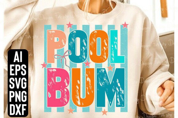Download Trendy Summer Design Preppy Pool Bum PNG - Summer Collection
