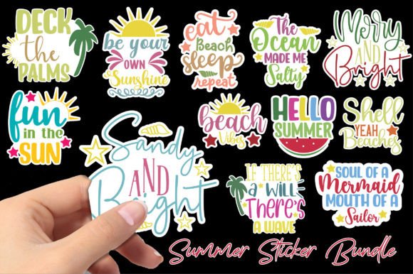 Download Summer Sticker Bundle - Summer Collection