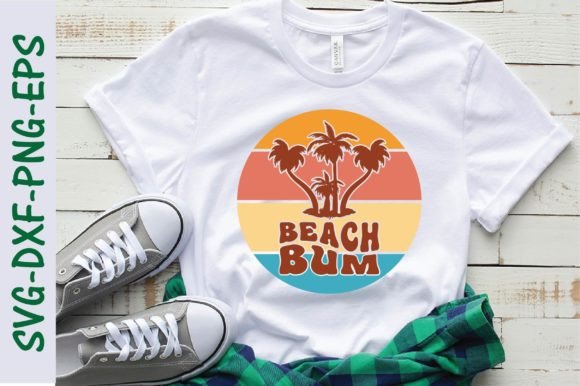 Download Beach Bum Svg, Retro Summer Design - Summer Collection