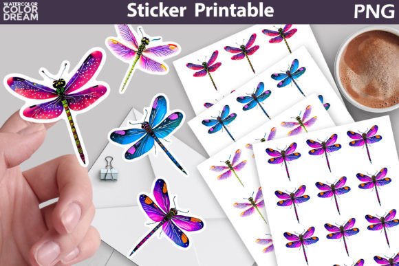 Download Dragonfly Sticker | Summer Sticker - Summer Collection