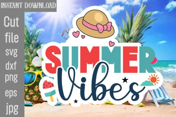 Download Summer Vibes SVG Cut File - Summer Collection