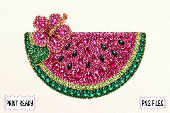 Download Watermelon Rhinestone Summer Design - Summer Collection
