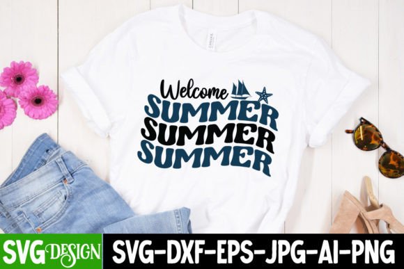 Download Welcome Summer SVG Cut File - Summer Collection