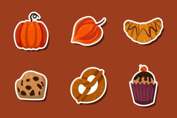 Download Set Collection of Autumn Sticker - Autumn sticker Collection