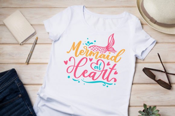 Download Summer SVG Quotes Mermaid at Heart - Summer Collection