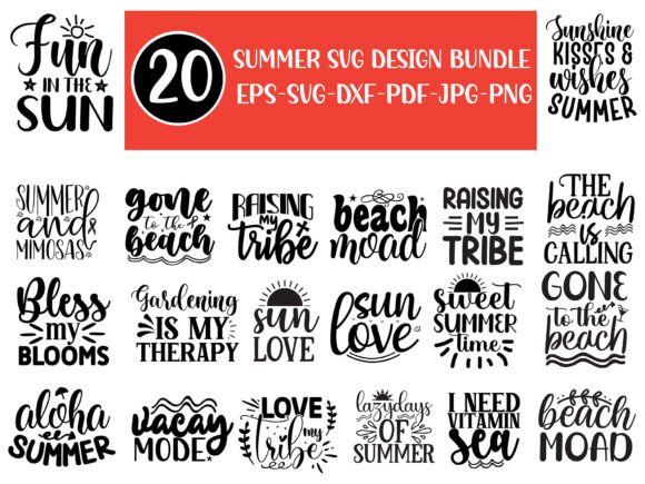 Download Summer Svg Designs Bundle - Summer Collection