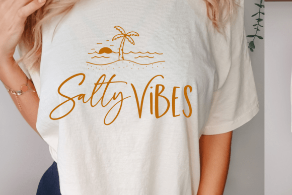 Download Salty Vibes SVG, Trendy Summer SVG - Summer Collection