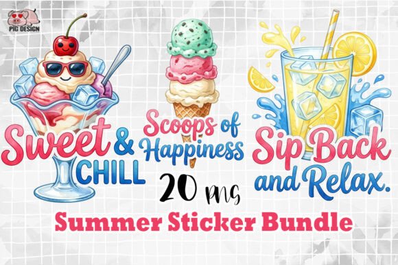 Download Summer Sticker Bundle PNG - Summer Collection