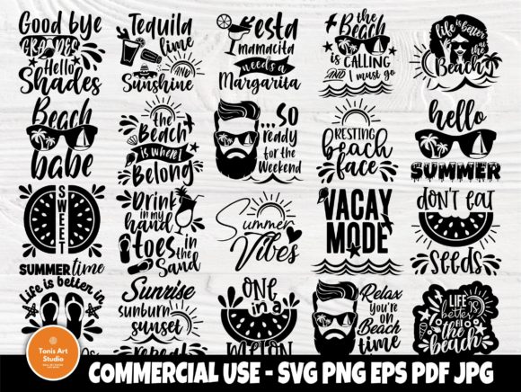 Download Funny Summer SVG Bundle, Beach Svg - Summer Collection