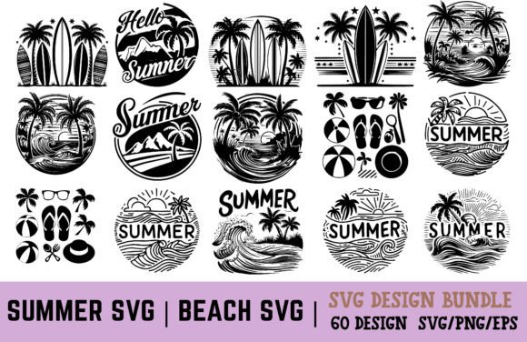 Download Summer SVG | Beach SVG | Summer Bundle - Summer Collection